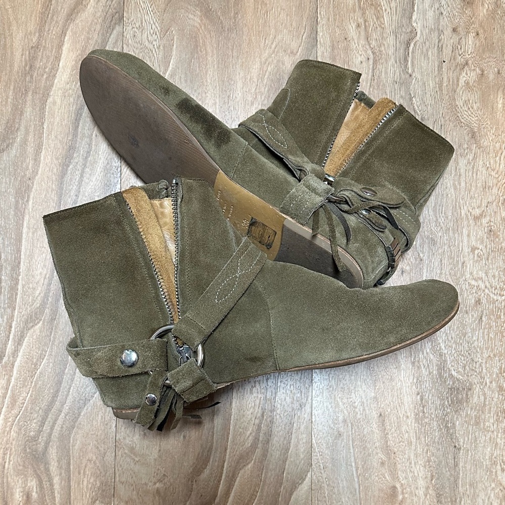**ISABEL MARANT** suede zipper boots SIZE 39